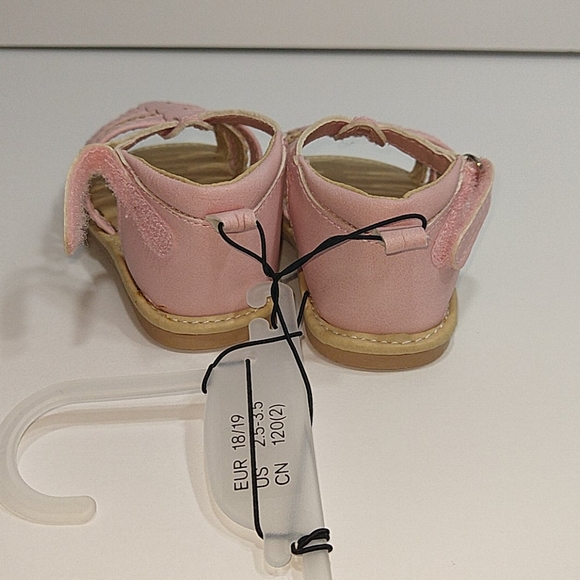 H&M Baby Girl Pink Open Toe Sandals - Picture 5 of 8